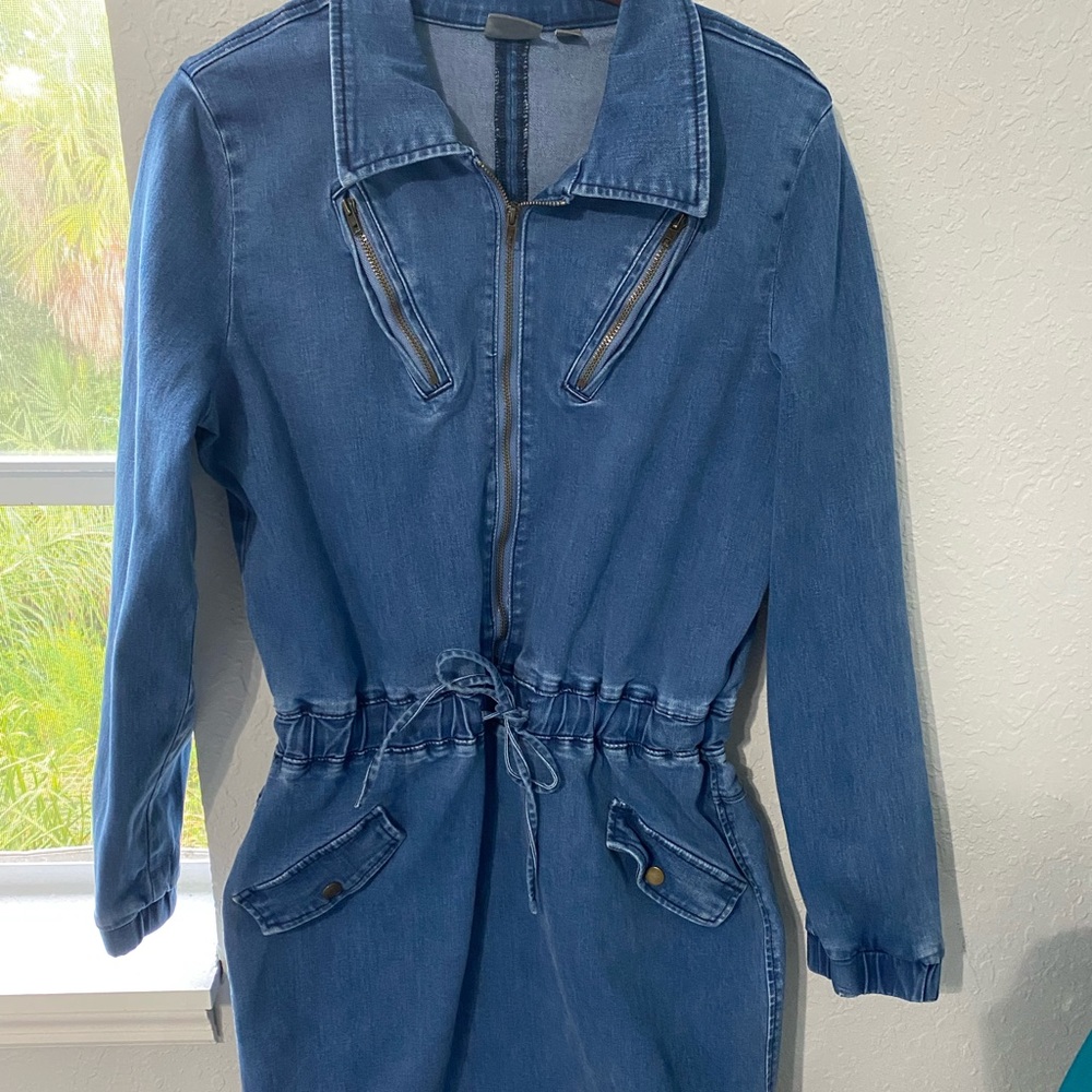 Short Denim Dress
